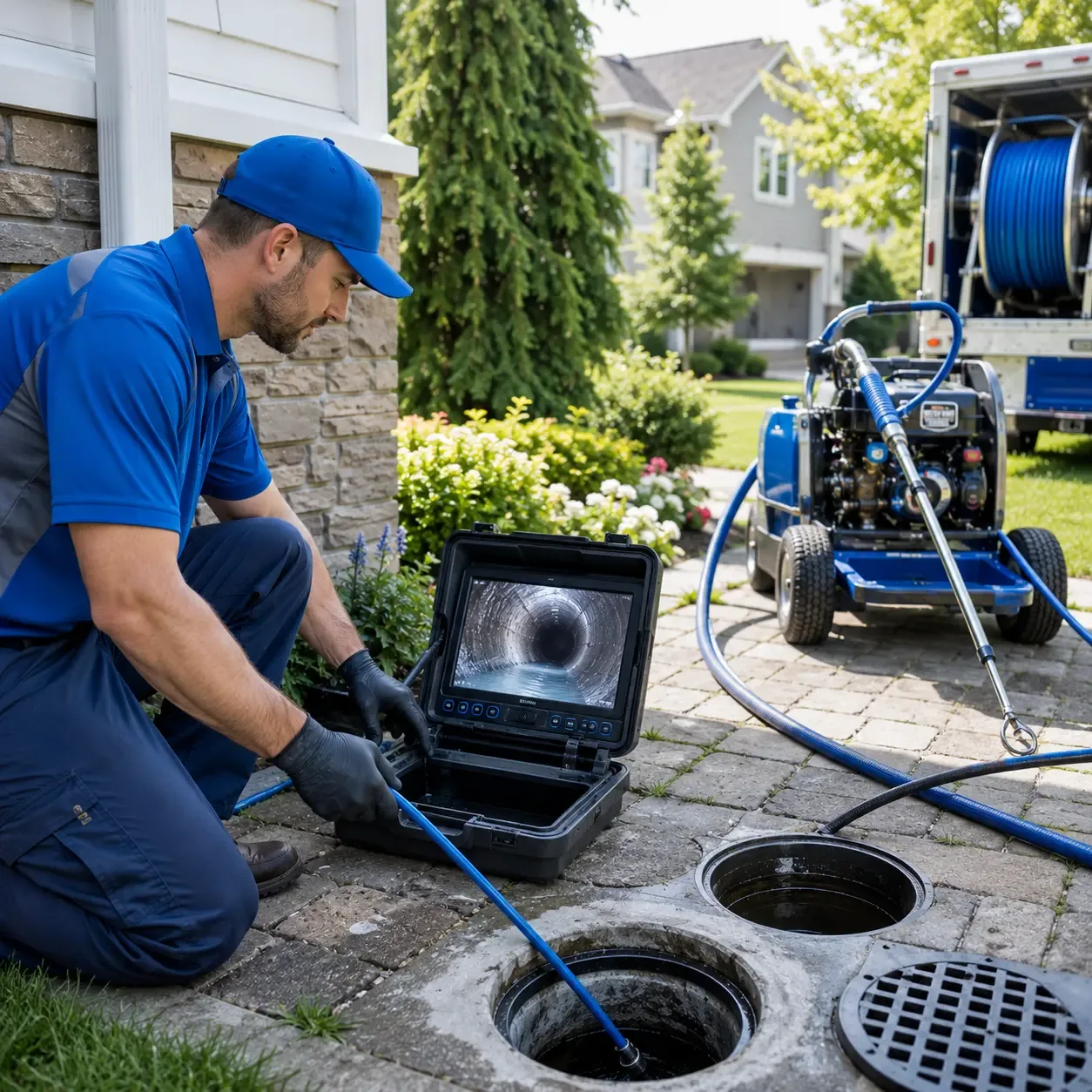Outdoor drain cleaning professionals serving Wheaton, IL